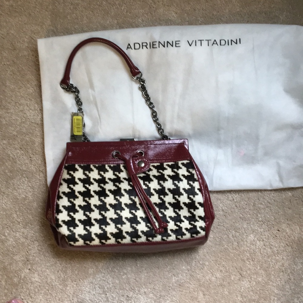 Houndstooth bag